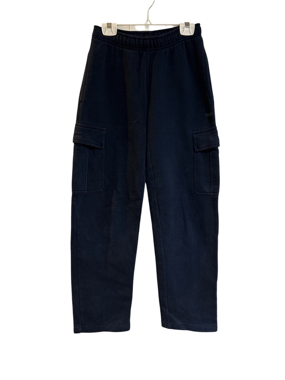 TNA Women's Navy Blue Cargo Sweatpants, size 2XS
